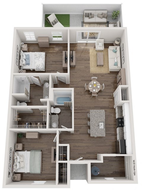 a floor plan image of the preserve at deer creek apartments in deerfield beach, fl